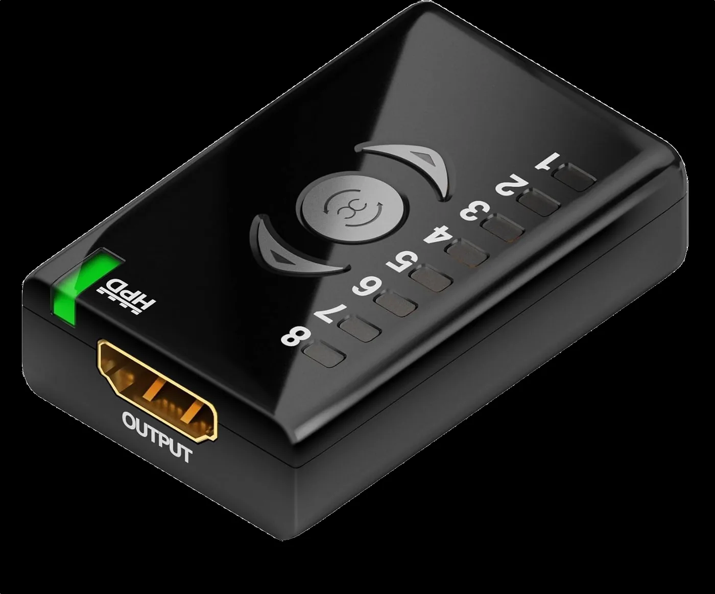 DR HDMI HDMI output met EDID bank indicators